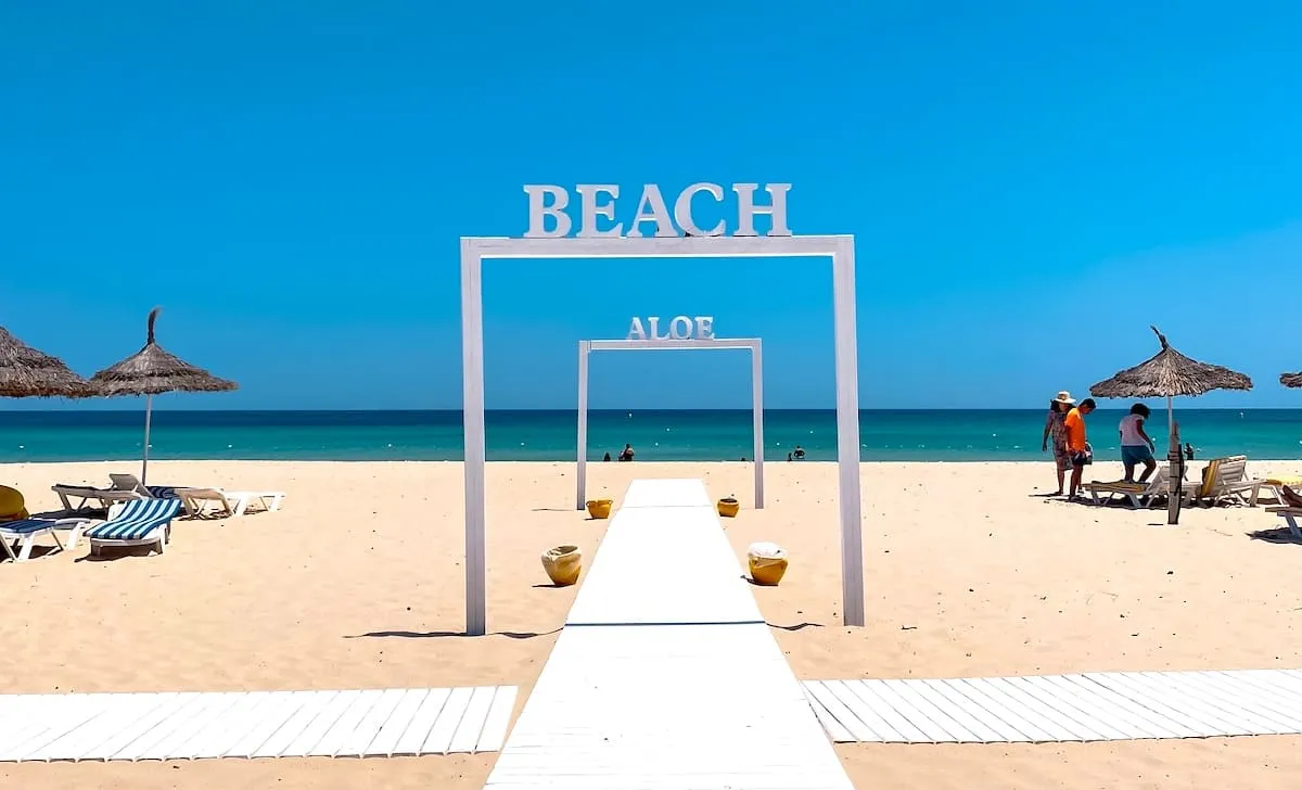 plage privée Aloé Beach